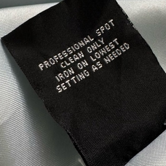 TLC Say Yes to the Prom! Lace Overlay Dress floral Satin blue Size S Pre-loved - Picture 14 of 16